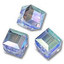Cubes 5601 Light Sapphire AB 4mm x6 Cristal Swarovski