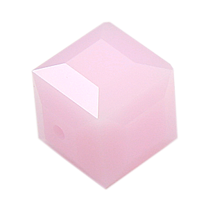 Cubes 5601 Rose Alabaster AB 4mm x6 Cristal Swarovski