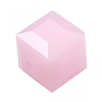Cubes 5601 Rose Alabaster AB 4mm x6 Cristal Swarovski