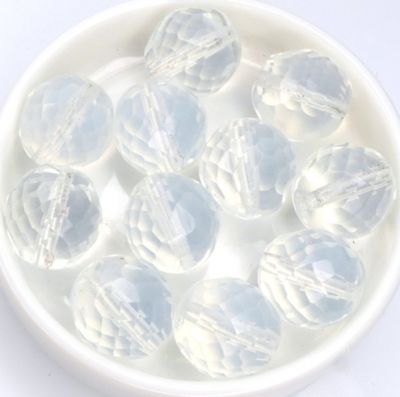 Facettes 14mm Crystal x2, transparent