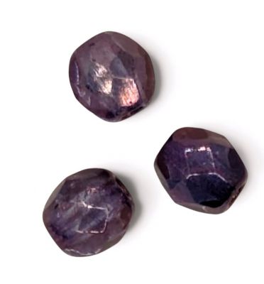 Facettes 4 mm Mauve poudr� x50