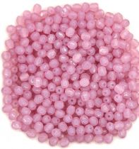 Facettes 4 mm Rose opal x50