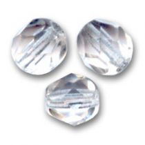 Facettes 4mm Crystal x50, transparent