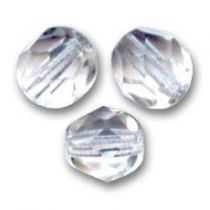 Facettes 4mm Crystal x50, transparent
