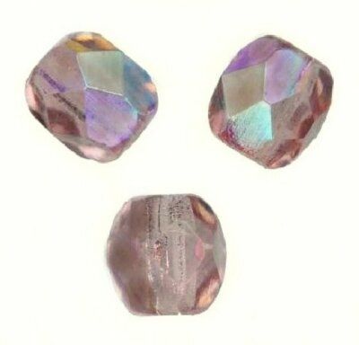 Facettes de Boh�me 4 mm � Light Amethyste AB x50