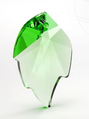 Feuille 6735 26x16mm peridot x1 cristal swarovski