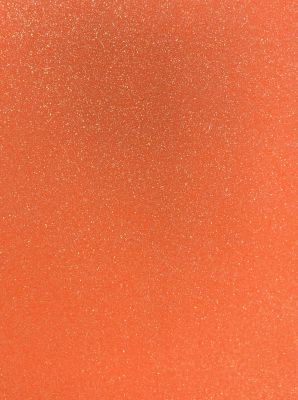 Feuille de mousse orange paillet� 30x20cm 2mm