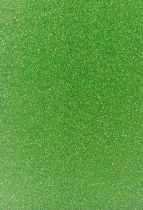 Feuille de mousse vert clair pailleté 30x20cm