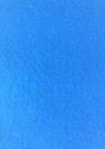 Feutrine 30x20cm bleu moyen 2mm