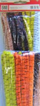 Fil chenille animaux 9mm -30 cm assortiment de 25