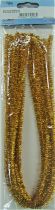Fil chenille dor  8mm -50 cm x10 