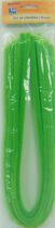 Fil chenille vert  8mm -50 cm x10 