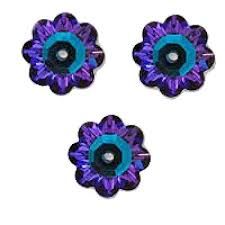 Fleur 3700 Crystal H�liotrope 6mm x10 Cristal Swarovski