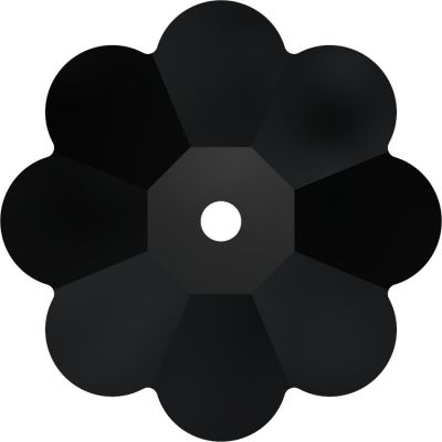 Fleur 3700 Jet 6mm x10 Cristal Swarovski