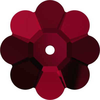 Fleur 3700 Siam 6mm x10 Cristal Swarovski