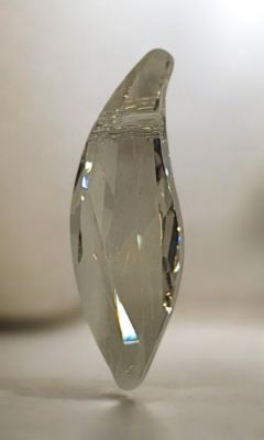 Goutte Lily 6904- 30mm-Crystal x1