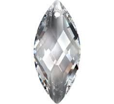 Goutte pendentif ref 6110- 30x14mm-Crystal x1