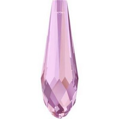 Goutte pure drop 6530- 30mm-crystal-lilac-shadow- x1