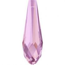 Goutte pure drop 6530- 30mm-crystal-lilac-shadow- x1