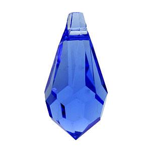Gouttes 6000 Sapphire 11x5.5 mm x 2 Cristal Swarovski
