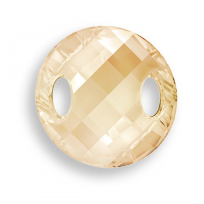 Intercalaire Twist 3221 Crystal Golden-18mm - X1 Cristal Swarovski
