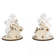 Kit lapins bois à poser - embellissements rayher