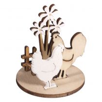 Kit poules bois à poser - embellissements rayher