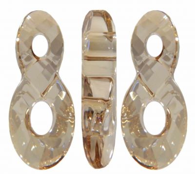 L\'infini de Swarovski ref 6792-18mm crystal golden shadow 