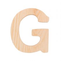 Lettre G - 8 Cm - Bois