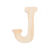 Lettre J - 8 Cm - Bois