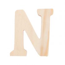 Lettre N - 8 Cm - Bois