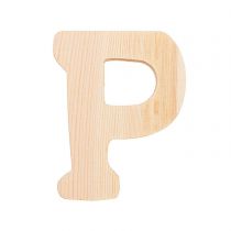 Lettre P - 8 Cm - Bois