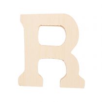 Lettre R - 8 Cm - Bois