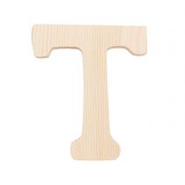 Lettre T - 8 Cm - Bois