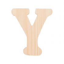 Lettre Y - 8 Cm - Bois