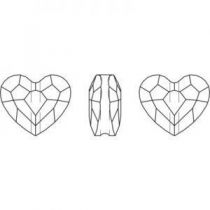Love Bead 5741 8 mm Crystal AB x1