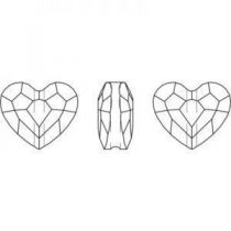 Love Bead 5741 8 mm Crystal AB x1