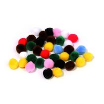 Mini Pompons Ø 7mm- 70 pièces assortis