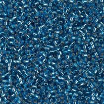 Miyuki Delica 11/0 DB0149 - Silver Lined Capri Blue x5g