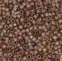 Miyuki Delica 11/0 DB0287 - Luster Topaz Lined Cinnamon x5g