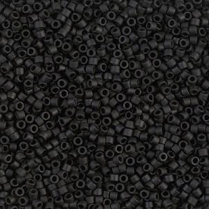 Miyuki Delica 11/0 DB0310 - Matte Black x5g