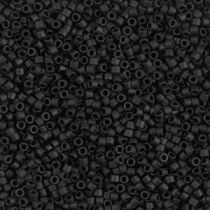 Miyuki Delica 11/0 DB0310 - Matte Black x5g