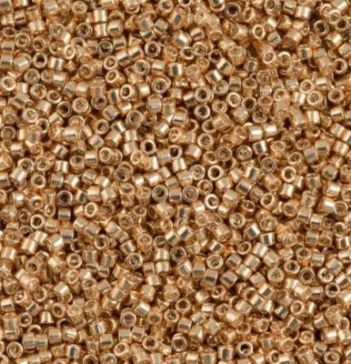 Miyuki Delica 11/0 DB0411 - Galvanized Apricot Gold x5g
