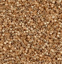 Miyuki Delica 11/0 DB0411 - Galvanized Apricot Gold x5g
