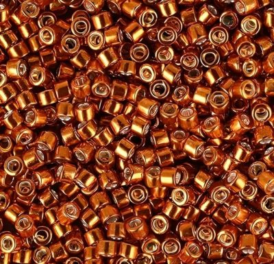 Miyuki Delica 11/0 DB0421 - Galvanized Burnt Orange x5g