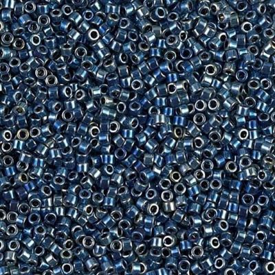 Miyuki Delica 11/0 DB0514 - Metallic Steel Blue Iris x5g