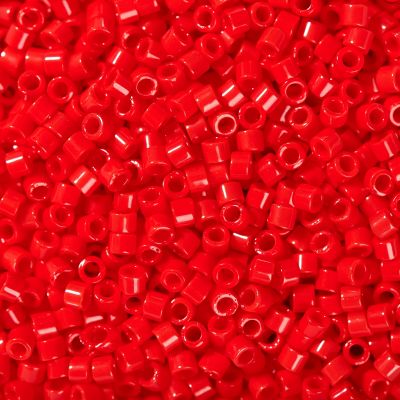 Miyuki Delica 11/0 DB0723 - Opaque Red x5g