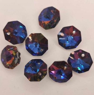 Octogone 8116- Crystal Volcano -14mm - 2 trous x1