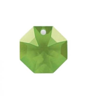 Octogone 8116- Peridot-14mm - 1 trou x1