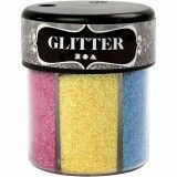 Paillettes - 6 Couleurs vives assorties - 6x13gr